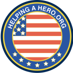 Helping a hero logo